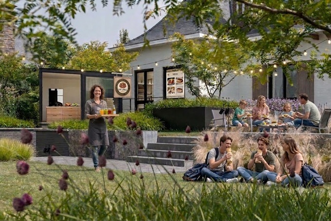 Sfeer Terras Gras Bediening