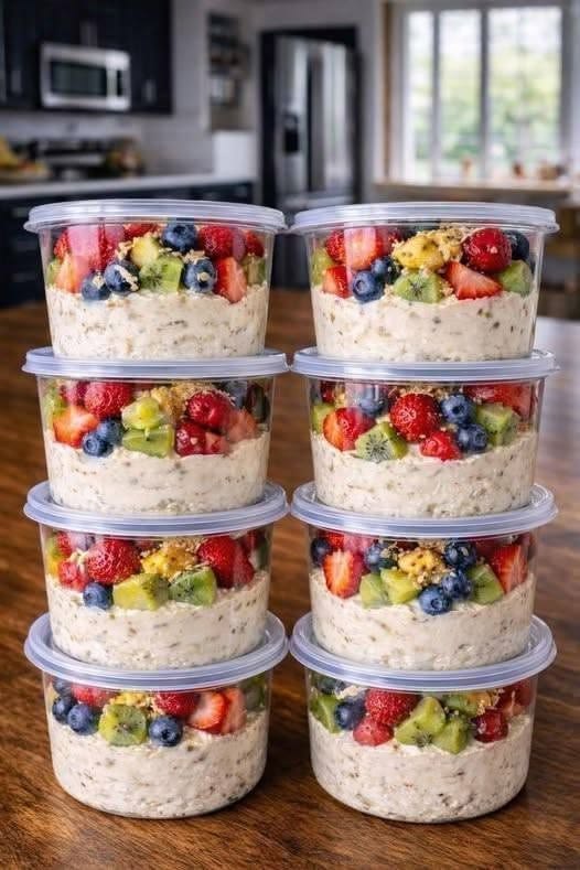 Food Cold Ontbijt Chia Fruit Verpakt