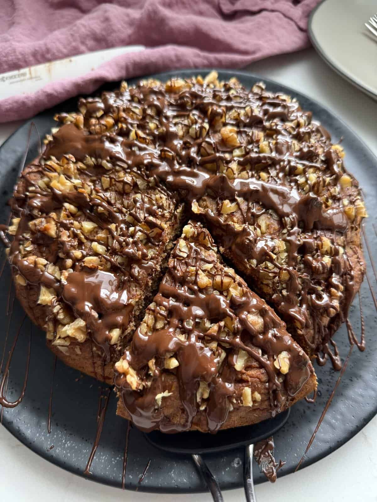 Food Cold Dessert Walnoot Dadel Cake